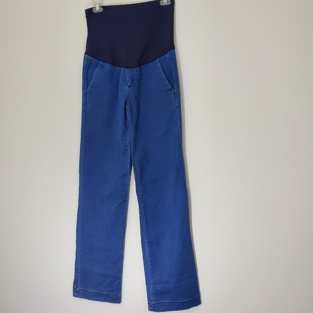 Pink Blush Blue Jean Maternity Pants, Size 28